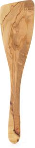 Wooden spatula with a natural grain pattern.