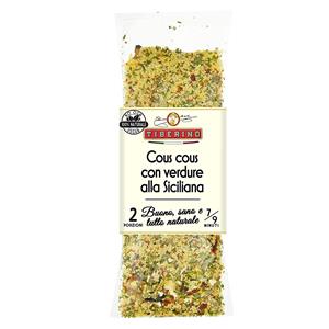 Sicilian vegetable couscous package.