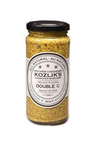 Kozlik's Double C Canadian mustard jar.